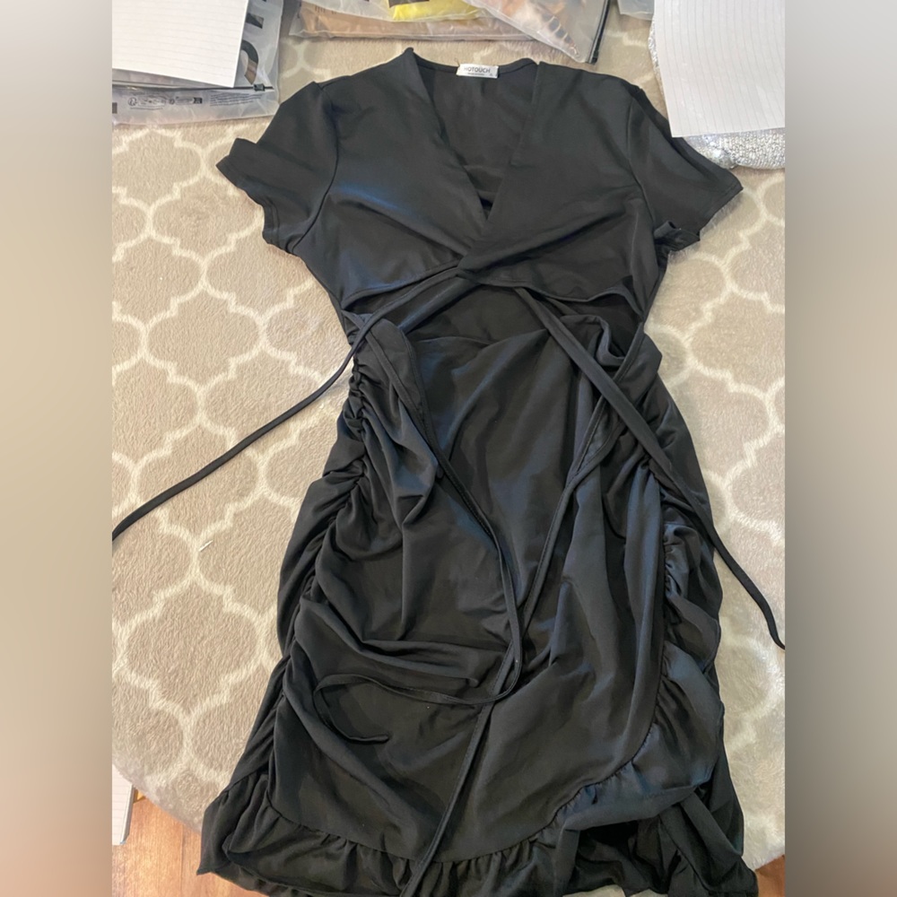 HOTOUCH BLACK COCKTAIL DRESS XL
